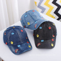 Korean Children's Cowboy Baseball Cap Boys and Girls Hats Fruit Embroidery Hat